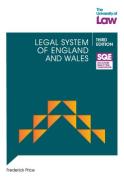 Cover of SQE Manuals: Legal System of England and Wales