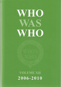 Cover of Who Was Who Volume XII 2006-2010