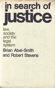Cover of In Search of Justice: Law, Society and the Legal System