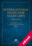 Cover of International Franchise Sales Laws (eBook)