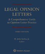 Cover of Legal Opinion Letters: A Comprehensive Guide to Opinion Letter Practice Looseleaf
