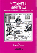 Cover of Witchcraft and Witch Trials: A History of English Witchcraft and Its Legal Perspectives, 1542 to 1736  