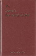 Cover of The Lawyer's Remembrancer 2014