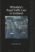 Cover of Wheatley's Road Traffic Law in Scotland