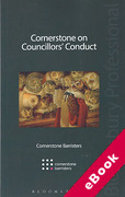 Cover of Cornerstone on Councillors' Conduct (eBook)