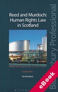 Cover of Reed and Murdoch: Human Rights Law in Scotland (eBook)
