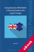 Cover of Doing Business After Brexit: A Practical Guide to the Legal Changes (eBook)