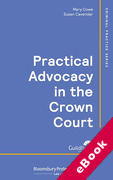 Cover of Practical Advocacy in the Crown Court (eBook)
