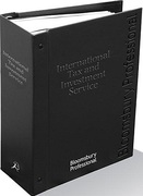 Cover of International Tax and Investment Service Looseleaf