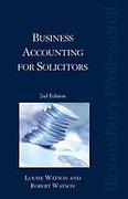 Cover of Business Accounting for Scottish Solicitors