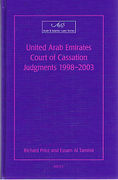 Cover of United Arab Emirates Court of Cassation Judgements:  1998-2003
