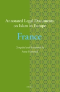 Cover of Annotated Legal Documents on Islam in Europe: France