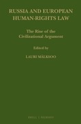 Cover of Russia and European Human-Rights Law: The Rise of the Civilizational Argument