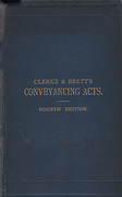 Cover of The Conveyancing Acts, the Vendor and Purchase Act, and the Trustee Acts 4th ed