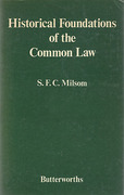 Cover of Historical Foundations of the Common Law