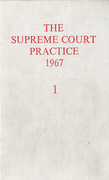 Cover of The Supreme Court Practice 1967 (The White Book )