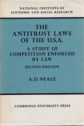 Cover of The Antitrust Laws of the USA: A Study of Competition Enforced by Law