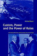 Cover of Custom, Power and the Power of Rules