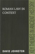Cover of Roman Law in Context