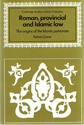 Cover of Roman, Provincial and Islamic Law: The Origins of the Islamic Patronate