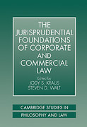 Cover of The Jurisprudential Foundations of Corporate and Commercial Law