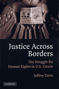 Cover of Justice Across Borders: The Struggle for Human Rights in U.S. Courts
