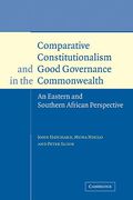 Cover of Comparative Constitutionalism and Good Governance in the Commonwealth