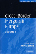 Cover of Cross-Border Mergers in Europe: Volume 1