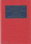 Cover of WTO Appellate Body Repertory of Reports and Awards: 1995&#8211;2010