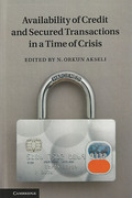 Cover of Availability of Credit and Secured Transactions in a Time of Crisis