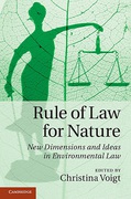Cover of Rule of Law for Nature: New Dimensions and Ideas in Environmental Law