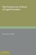 Cover of The Present Law of Abuse of Legal Procedure
