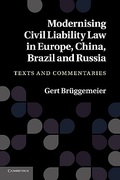 Cover of Modernising Civil Liability Law in Europe, China, Brazil and Russia: Texts and Commentaries