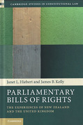 Cover of Parliamentary Bills of Rights: The Experiences of New Zealand and the United Kingdom Experiences