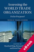 Cover of Assessing the World Trade Organization: Fit for Purpose? (eBook)