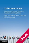 Cover of Civil Society in Europe: Minimum Norms and Optimum Conditions of its Regulation (eBook)