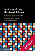 Cover of Institutionalizing Rights and Religion: Competing Supremacies (eBook)