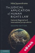 Cover of The Judicial Application of Human Rights Law: National, Regional and International Jurisprudence (eBook)