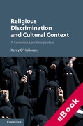 Cover of Religious Discrimination and Cultural Context: A Common Law Perspective (eBook)