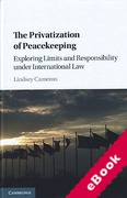 Cover of The Privatization of Peacekeeping: Exploring Limits and Responsibility Under International Law (eBook)