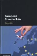 Cover of European Criminal Law