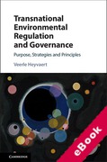 Cover of Transnational Environmental Regulation and Governance: Purpose, Strategies and Principles (eBook)