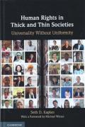 Cover of Human Rights in Thick and Thin Societies: Universality Without Uniformity