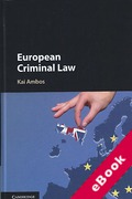 Cover of European Criminal Law (eBook)