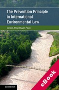 Cover of The Prevention Principle in International Environmental Law (eBook)