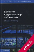 Cover of Liability of Corporate Groups and Networks (eBook)