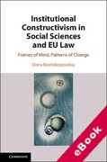 Cover of Institutional Constructivism in Social Sciences and EU Law: Frames of Mind, Patterns of Change (eBook)