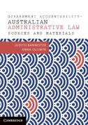 Cover of Government Accountability: Australian Administrative Law Sources and Materials