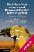 Cover of The African Court of Justice and Human and Peoples' Rights in Context: Development and Challenges (eBook)