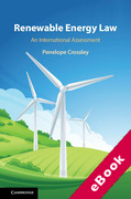 Cover of Renewable Energy Law: An International Assessment (eBook)